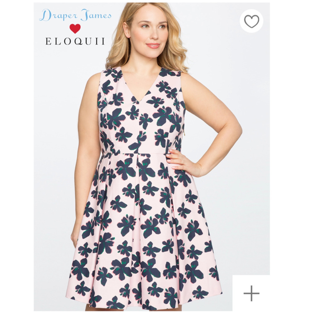 Eloquii Draper James hibiscus dress